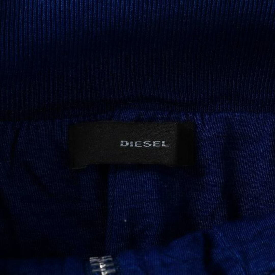 DIESEL(ディーゼル)のディーゼル タイトスカート ひざ丈 キルティング 切替 ジップアップ S 青 レディースのスカート(ひざ丈スカート)の商品写真