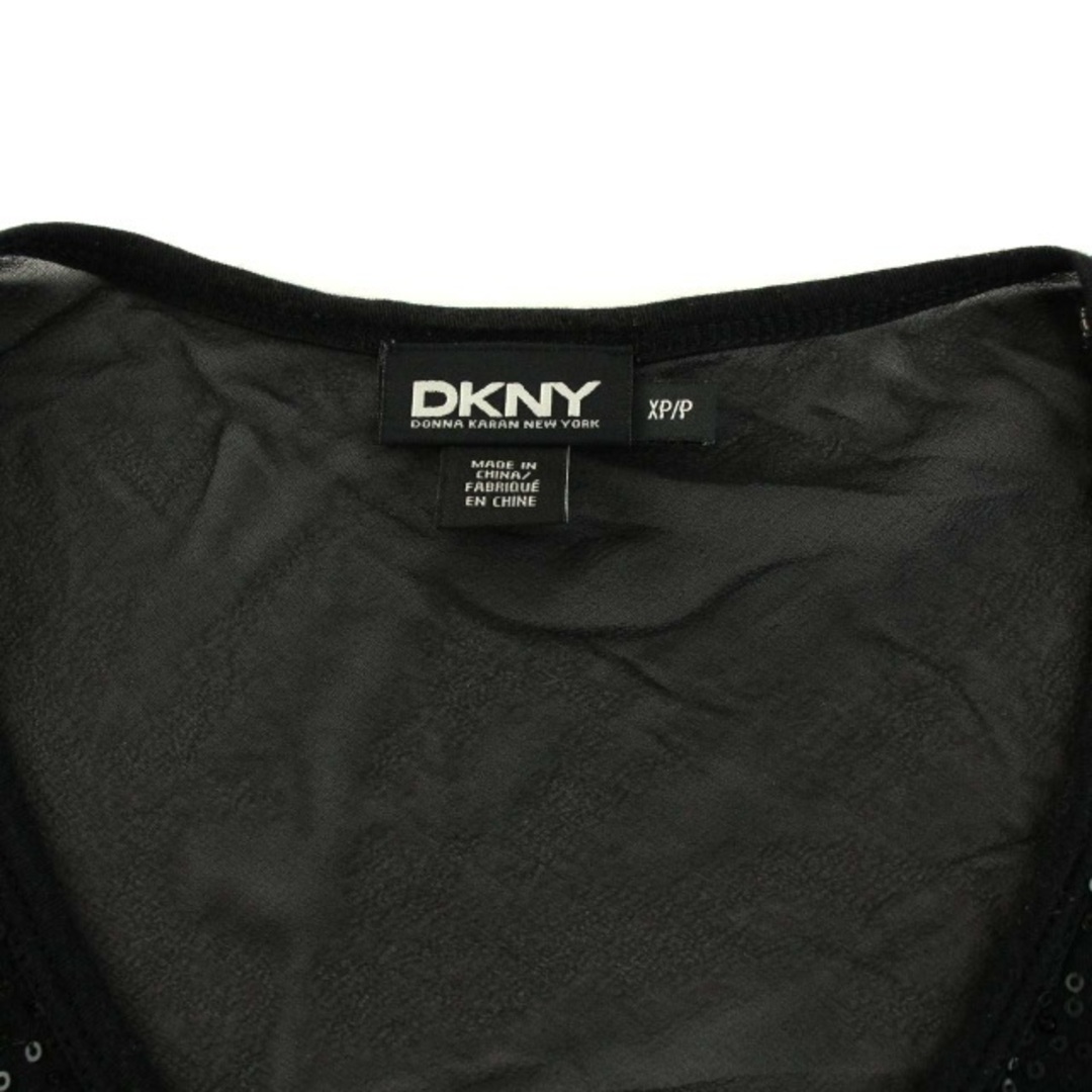 DKNY ブラウス シルク スパンコール付  サイズM