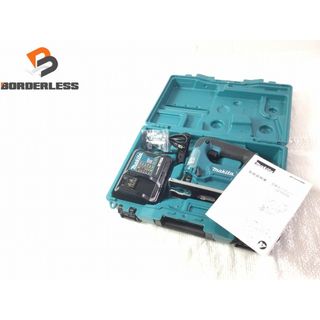 マキタ(Makita)の☆比較的綺麗☆makita マキタ 充電式ジグソー JV101DSH 青/ブルー バッテリー1個(BL1015) 充電器 ケース付き 78494(工具)