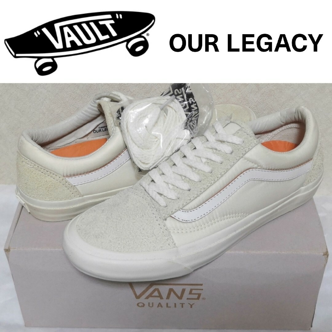 新品■VANS VAULT × OUR LEGACY オールドスクール 白