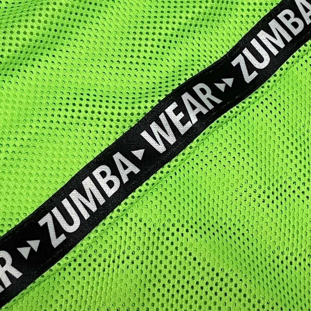 Zumba(ズンバ)のZUMBA メッシュ Tシャツ 長袖トップス jwi正規品 ズンバウェア M レディースのトップス(Tシャツ(長袖/七分))の商品写真