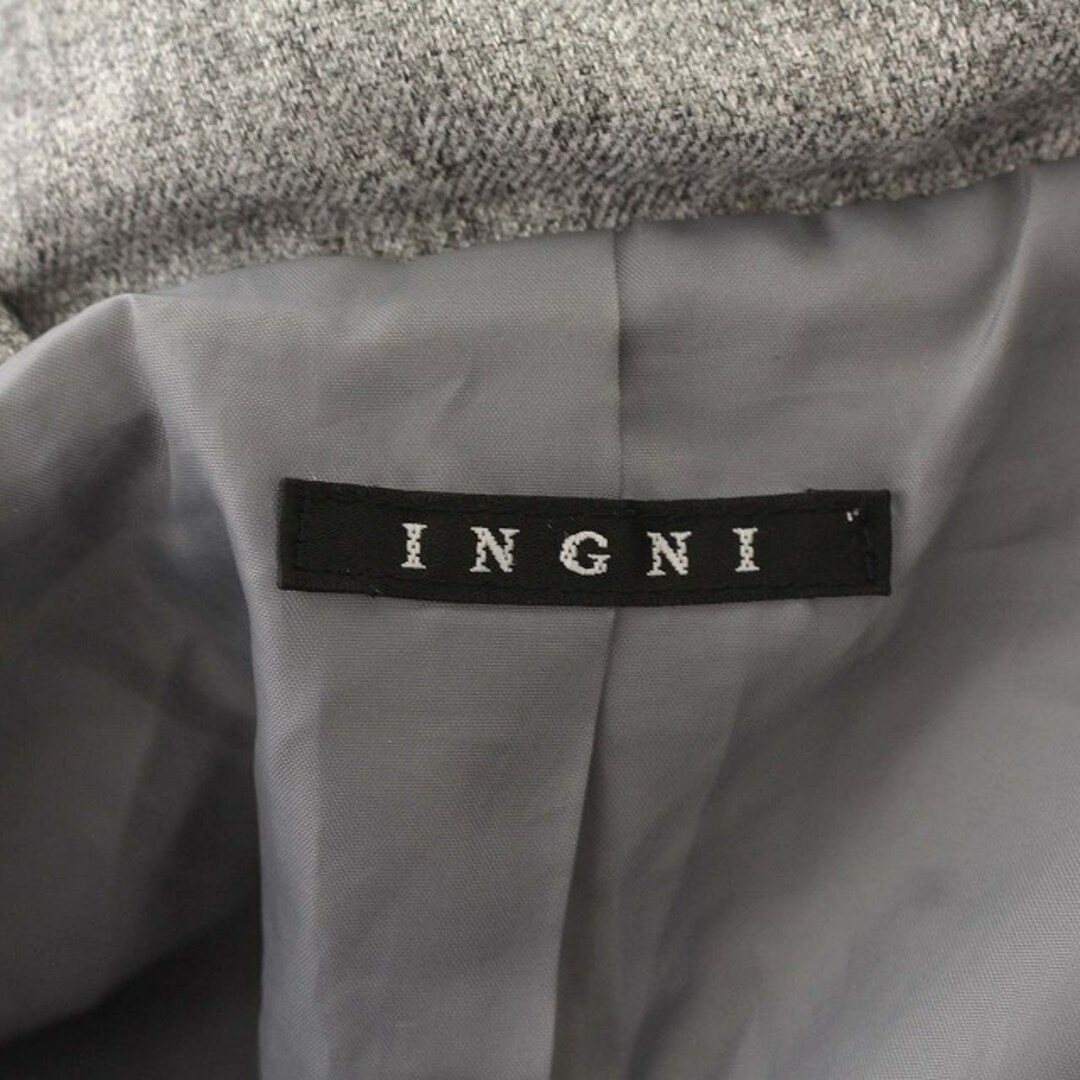 INGNI(イング)のイング INGNI ダウンコート ロング ベルト M グレー レディースのジャケット/アウター(ダウンコート)の商品写真