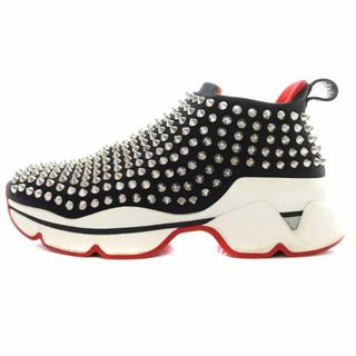 クリスチャンルブタン(Christian Louboutin)のクリスチャンルブタン Spike Sock30 スリッポン 36 23cm 黒(スニーカー)