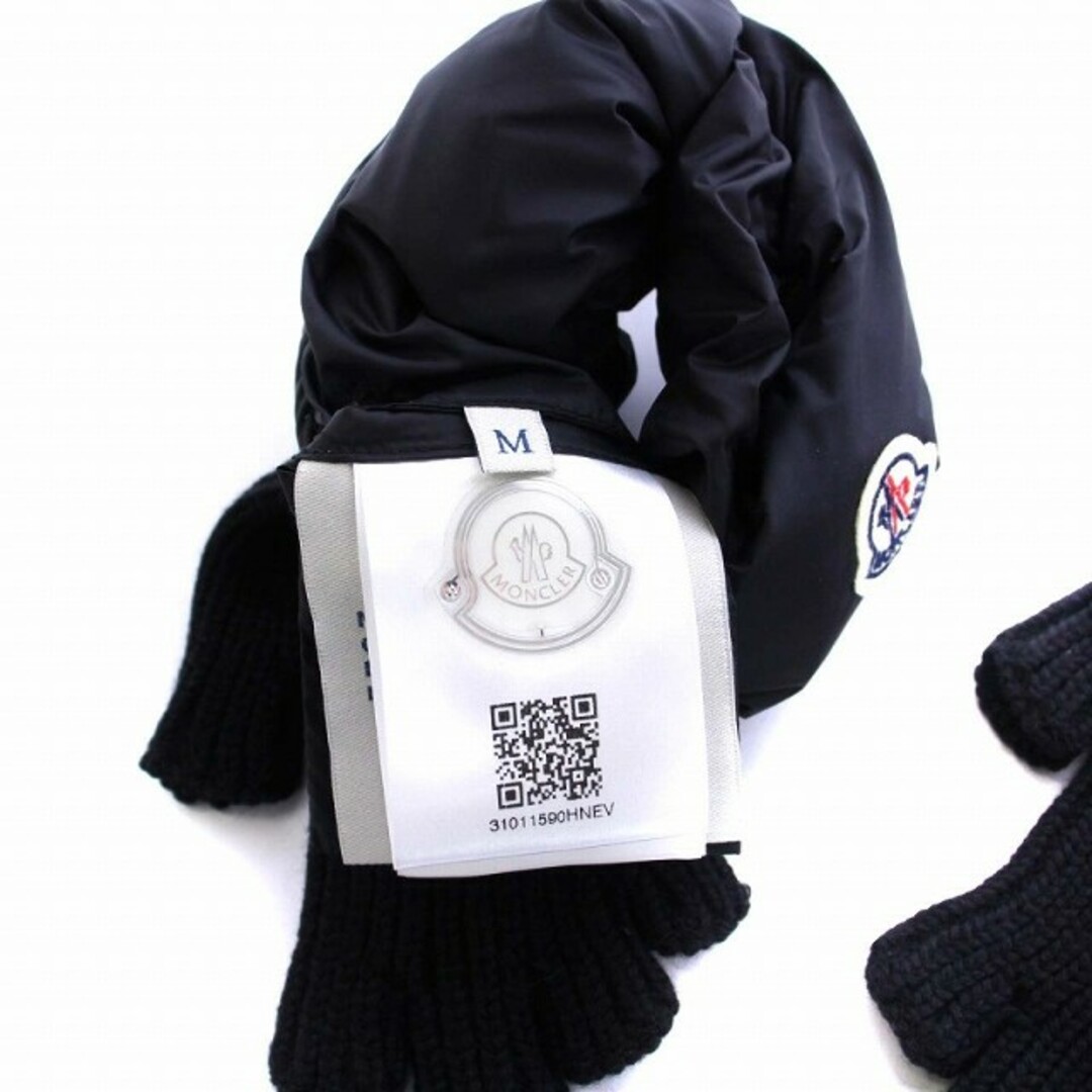 MONCLER - モンクレール GUANTI ダウン付き ニット手袋 グローブ