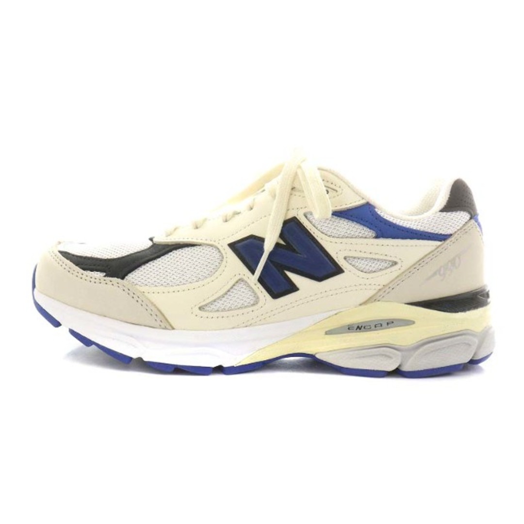 NEW BALANCE M990WB3 スニーカー 27.0cm 白 青 黒