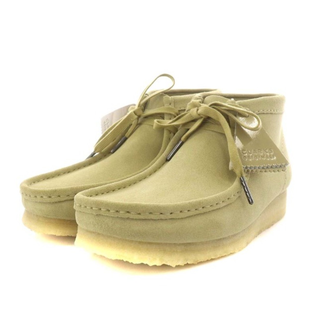 クラークスワラビーロー黒 CLARKS WALLABEE-LO UK10新着！