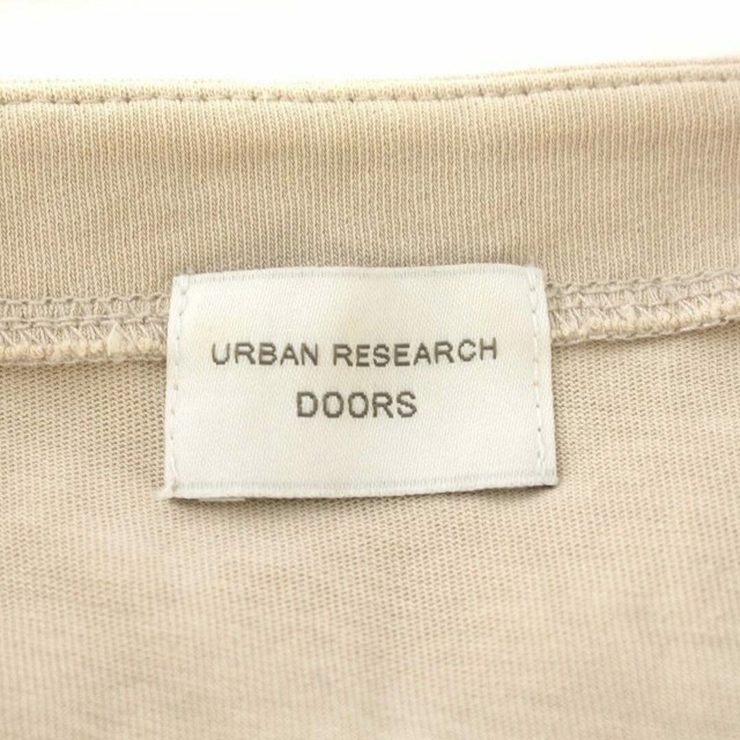 URBAN RESEARCH DOORS(アーバンリサーチドアーズ)のアーバンリサーチ DOORS カットソー 半袖 ベージュ Tシャツ ベージュ レディースのトップス(カットソー(半袖/袖なし))の商品写真