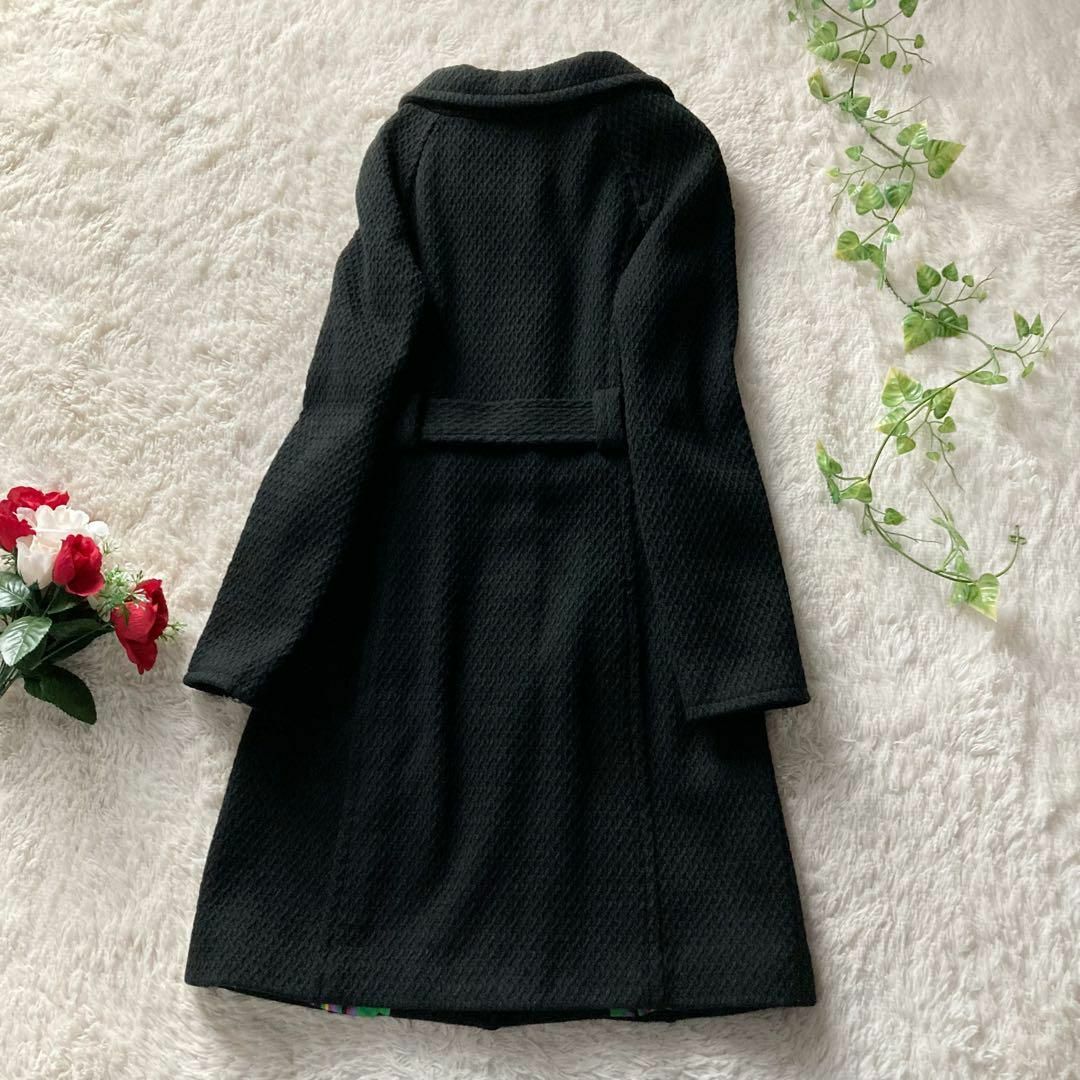 美品 ドルチェ&ガッバーナ ウールブレンド ベルト付きロング 美品 ドルチェ&ガッバーナ ウールブレンド ベルト付きロング