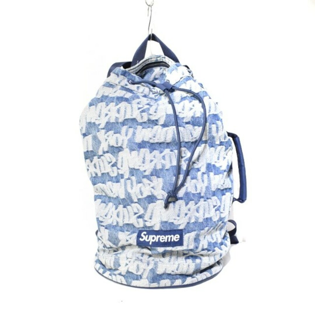 SUPREME 22SS Fat Tip Jacquard Backpack 青