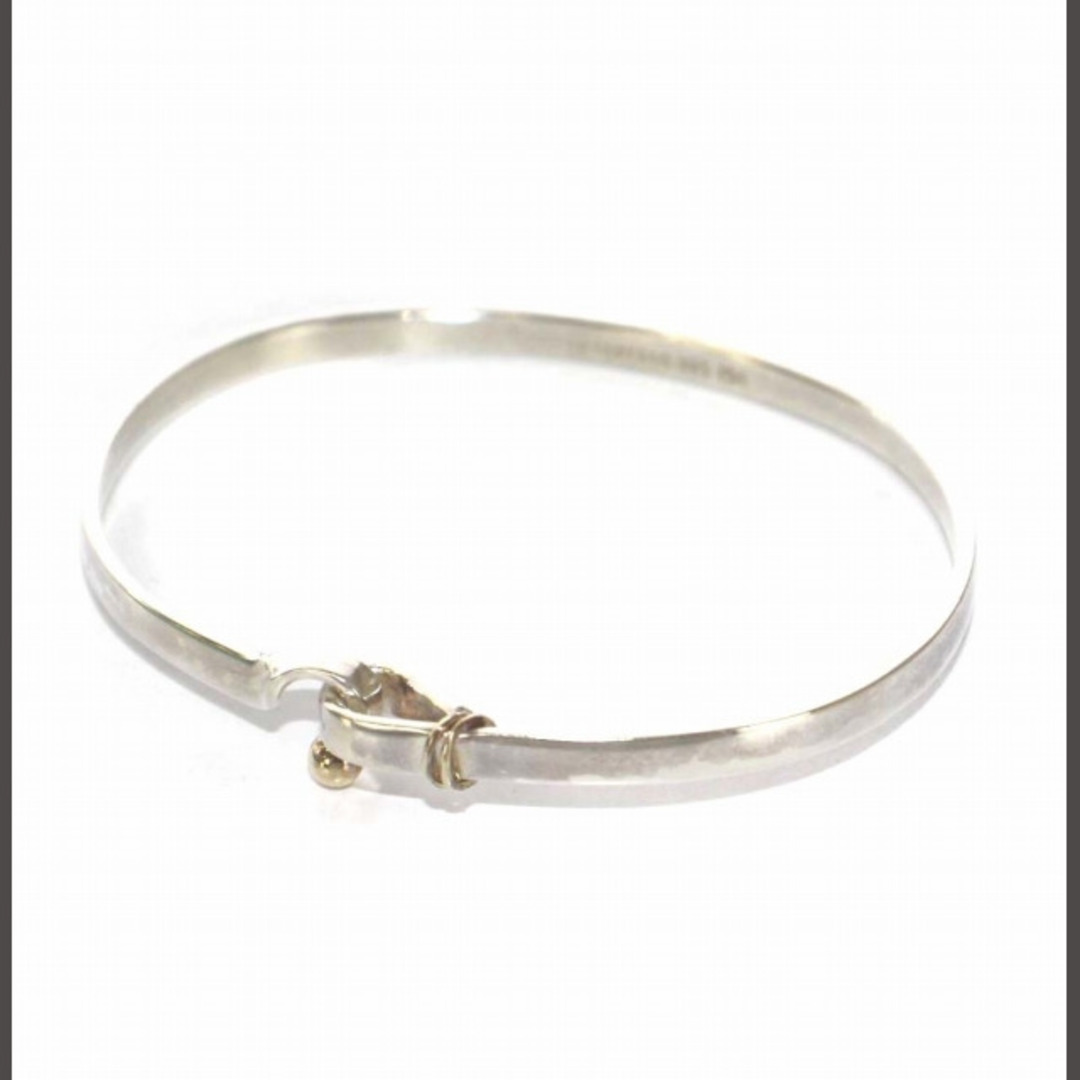 Tiffany & Co. - ティファニー フック&アイ K18 SV925コンビ バングル