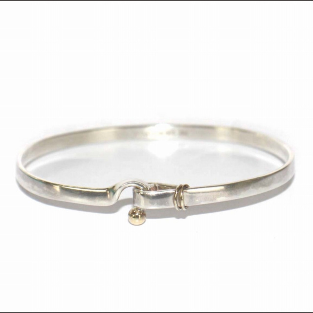 Tiffany&Co. フック&アイ K18 sv925 バングル-