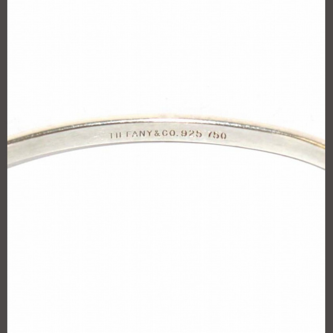 Tiffany & Co. - ティファニー フック&アイ K18 SV925コンビ バングル