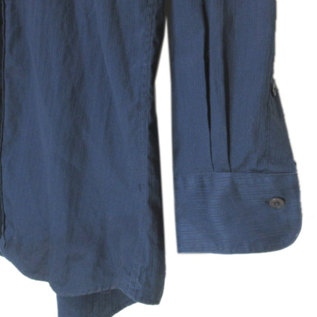 BLACK LABEL CRESTBRIDGE(ブラックレーベルクレストブリッジ)のブラックレーベルクレストブリッジ ボタンダウン シャツ 長袖 紺 38■GY09 メンズのトップス(シャツ)の商品写真