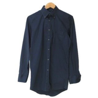 ブラックレーベルクレストブリッジ(BLACK LABEL CRESTBRIDGE)のブラックレーベルクレストブリッジ ボタンダウン シャツ 長袖 紺 38■GY09(シャツ)