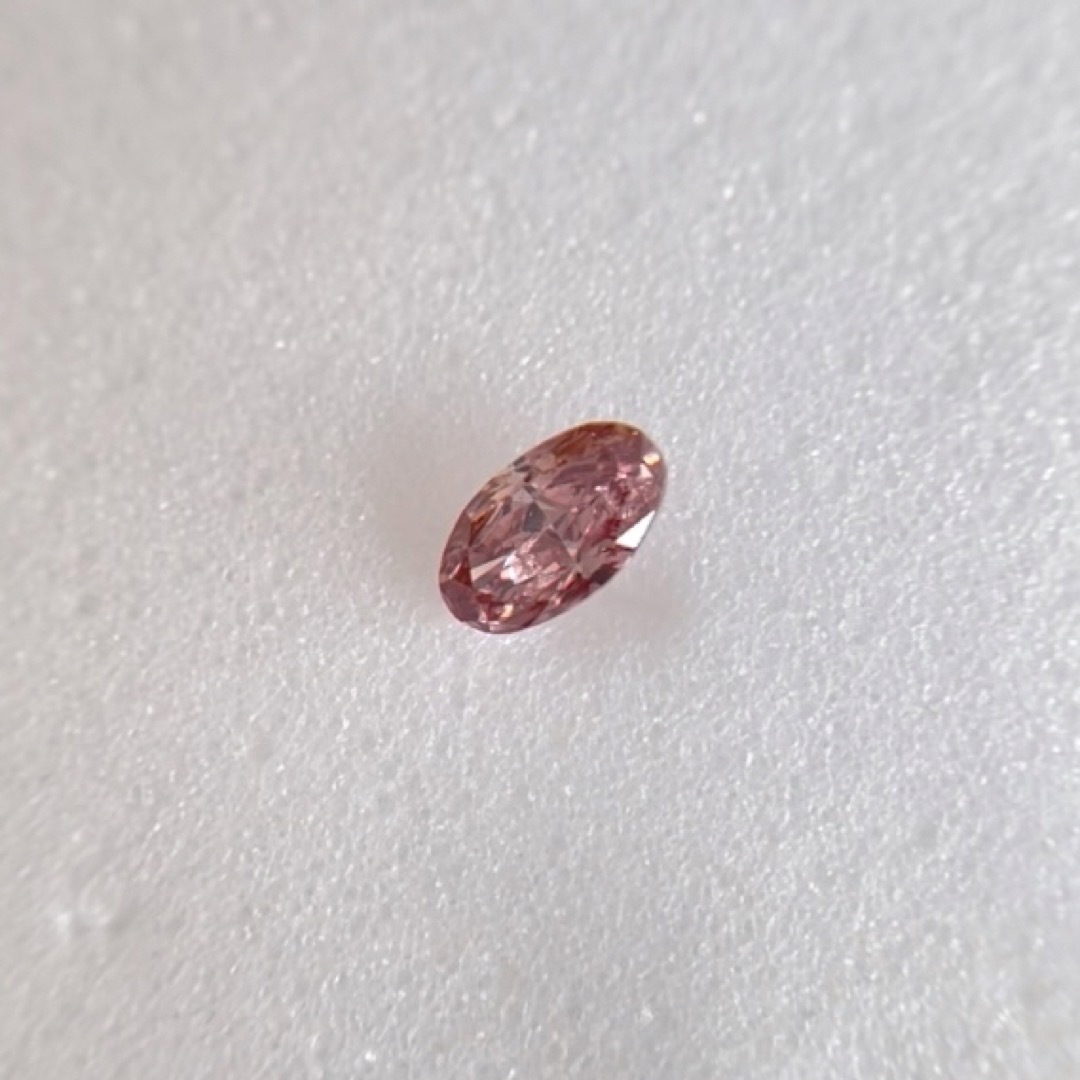 0.055ct SI-2 天然ピンクダイヤモンドFANCY DEEP PINK