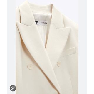 ザラ(ZARA)のZARA ダブルブレストフィットブレザー(テーラードジャケット)