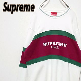 Supreme - 美品 シュプリーム センター 刺繍 クラシック ロゴ プル ...