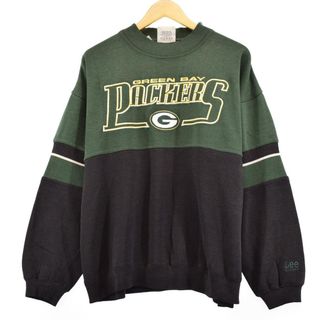 リー(Lee)の古着 リー Lee SPORT NFL GREEN BAY PACKERS グリーンベイパッカーズ スウェットシャツ トレーナー メンズXXL /eaa353194(スウェット)