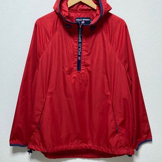 ポロラルフローレン(POLO RALPH LAUREN)の90s ポロスポーツ ナイロンパーカー POLO SPORT 縦ロゴ ラルフ (ナイロンジャケット)