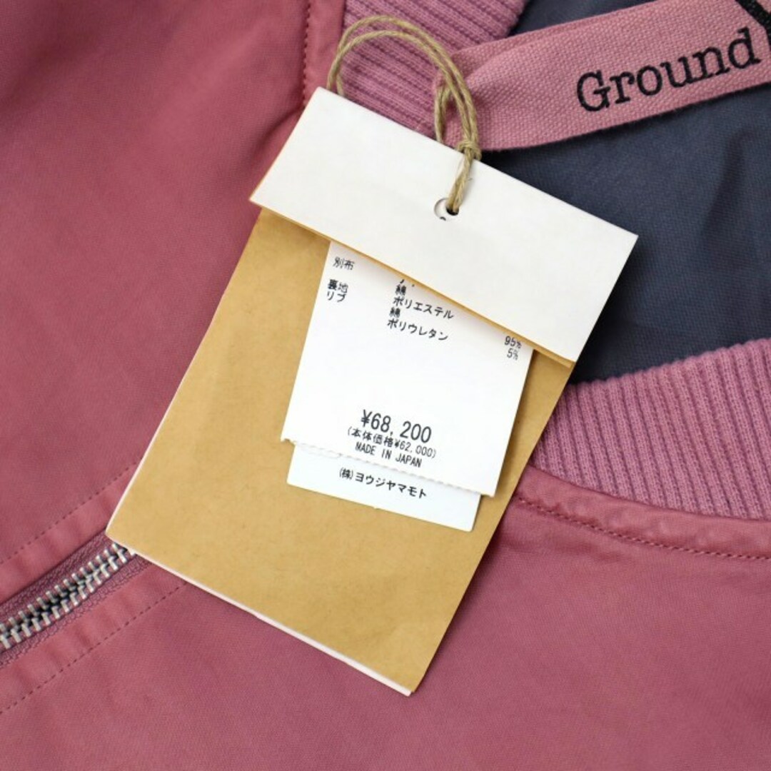 GroundY サテン コットンギャバジン切替 ボンバージャケット 01の通販