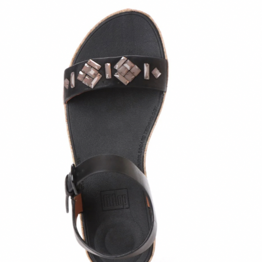 fitflop(フィットフロップ)の新品✨ 未使用　定価24,700円fitflop　サンダル  ブラック　大特価 レディースの靴/シューズ(サンダル)の商品写真