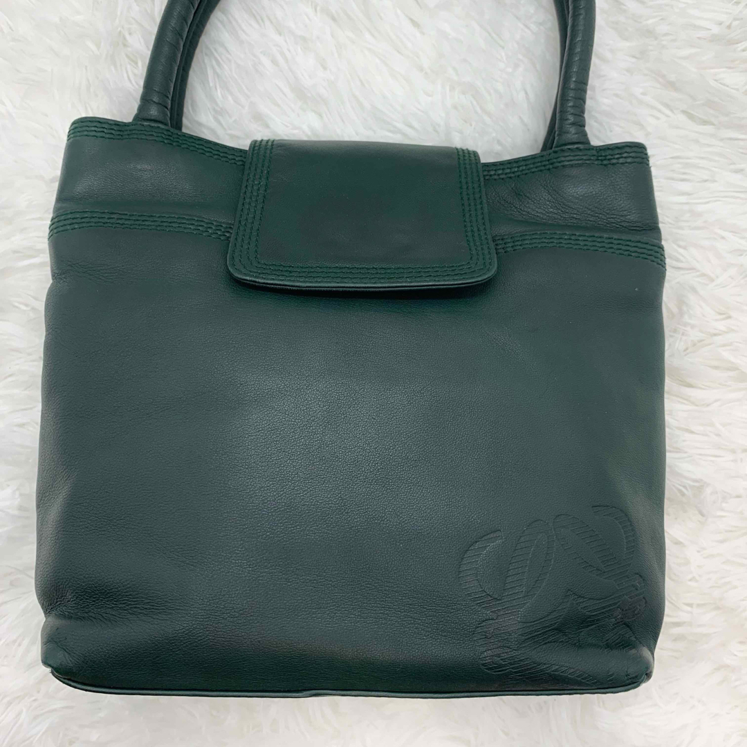LOEWE - 美品✨LOEWE ロエベ ハンドバッグ アナグラム ナッパレザー A5