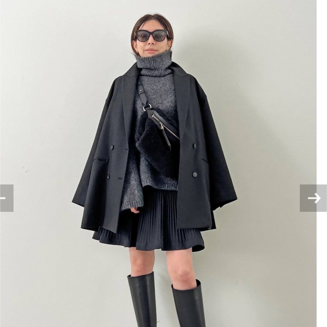 L'Appartement DEUXIEME CLASSE(アパルトモンドゥーズィエムクラス)のCol Pierrot /コル ピエロ　Oversize W Jacket レディースのジャケット/アウター(テーラードジャケット)の商品写真