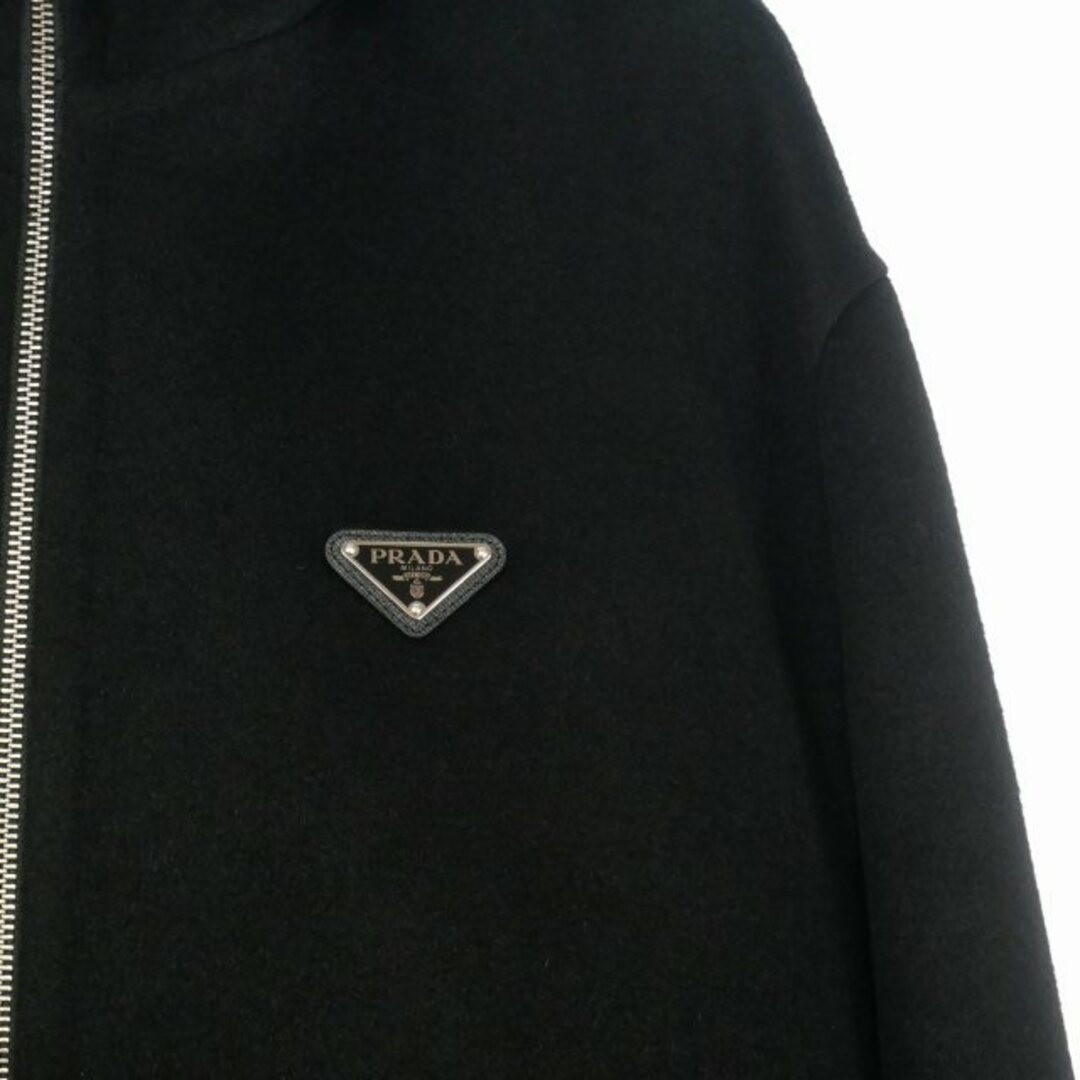 PRADA - プラダ ウール ジップアップ フーディ パーカー