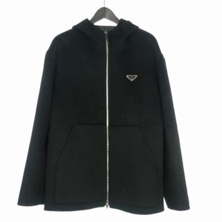 プラダ(PRADA)のプラダ PRADA 22AW カシミヤ フーディー ジップアップパーカー XS(ブルゾン)