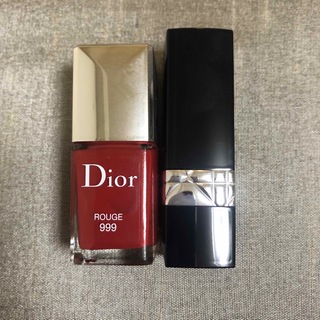 クリスチャンディオール(Christian Dior)のディオール　マニュキュア　口紅　ミニセット(マニキュア)