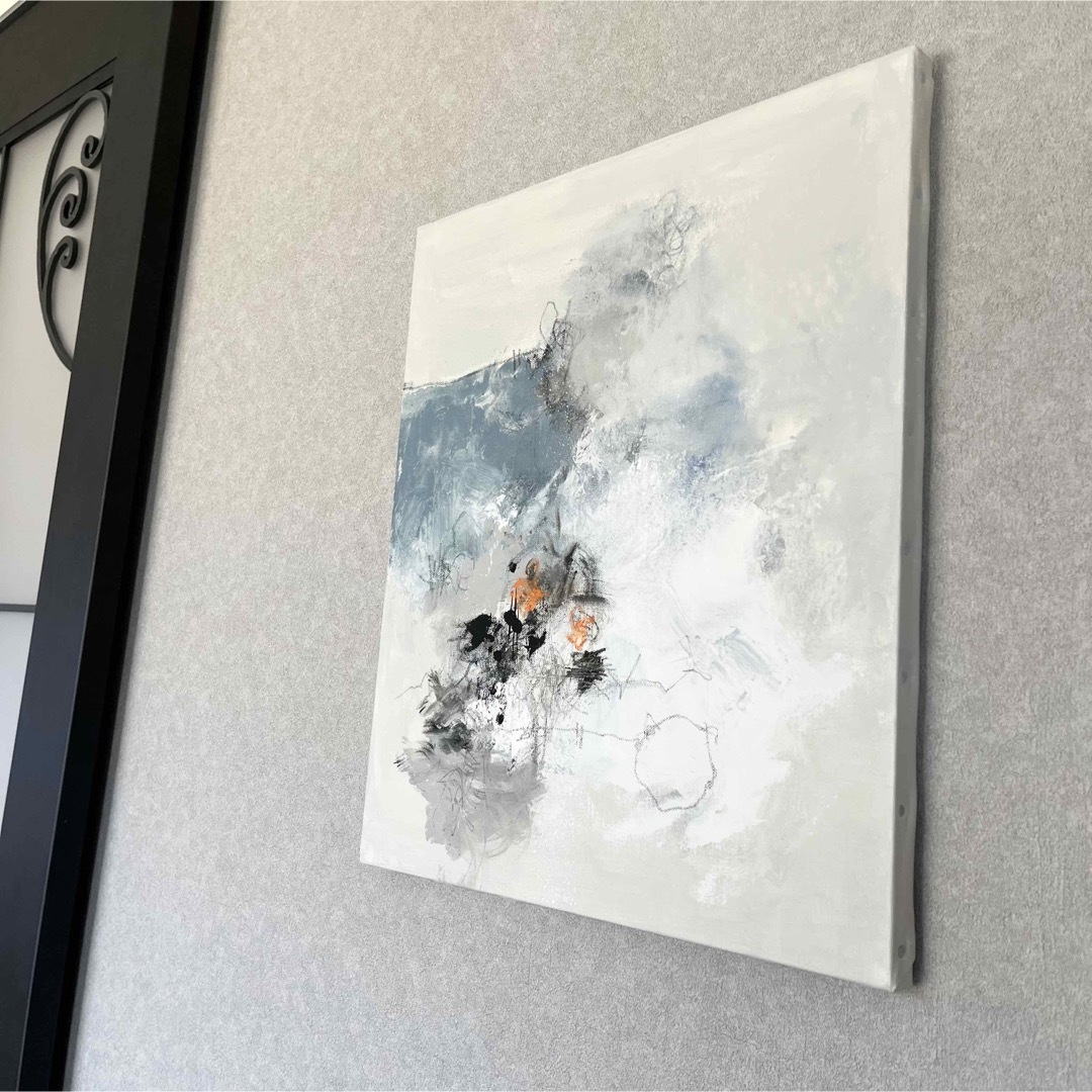 現代アート 45.5×38㎝ 大きめ モダン アートパネル インテリア 抽象画