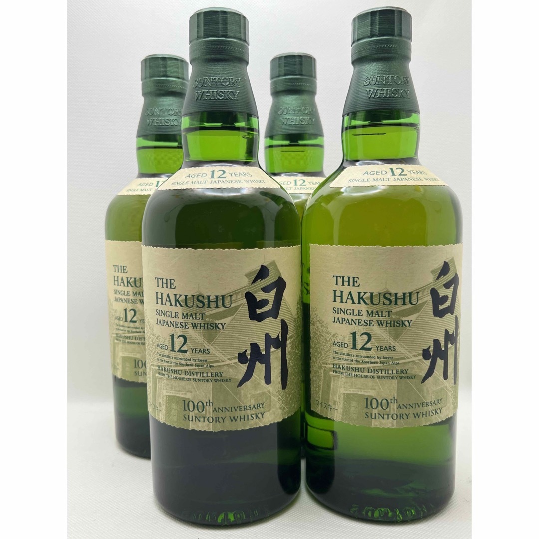 サントリー(サントリー)の★白州12年×4本 正規購入品★送料込 食品/飲料/酒の酒(ウイスキー)の商品写真