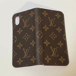 ルイヴィトン(LOUIS VUITTON)のルイヴィトン iPhoneケース iPhoneX 手帳カバー(iPhoneケース)