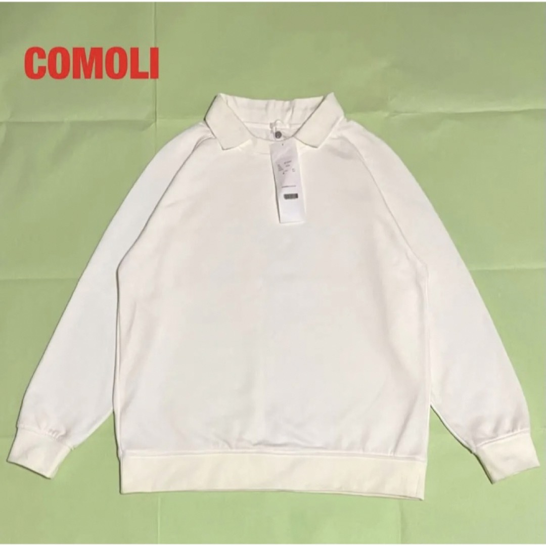 【新品】COMOLI　コモリ　襟付きスウェット　裏起毛　ユニセックス　タグ付き