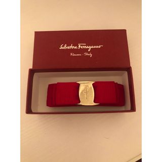 サルヴァトーレフェラガモ(Salvatore Ferragamo)のフェラガモ　リボン　バレッタ(バレッタ/ヘアクリップ)