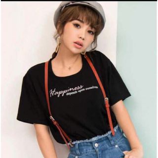 エイミーイストワール(eimy istoire)のeimyistoire Tシャツ ブラック 半袖(Tシャツ(半袖/袖なし))