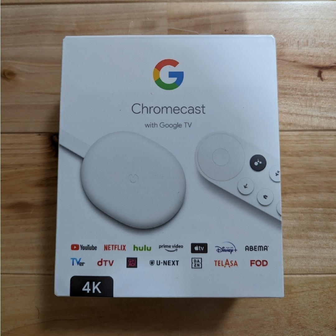 Google(グーグル)のChromecast with Google TV 4K スマホ/家電/カメラのテレビ/映像機器(映像用ケーブル)の商品写真
