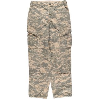 古着 08年納品 米軍実品 ACU デジタルカモ 迷彩柄 ミリタリー カーゴパンツ コンバットパンツ USA製 メンズw31 /eaa370160(ワークパンツ/カーゴパンツ)