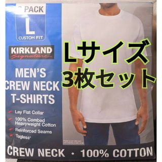 コストコ(コストコ)の★コストコ★カークランドシグネチャー メンズ Tシャツ 3枚組 Lサイズ(Tシャツ/カットソー(半袖/袖なし))