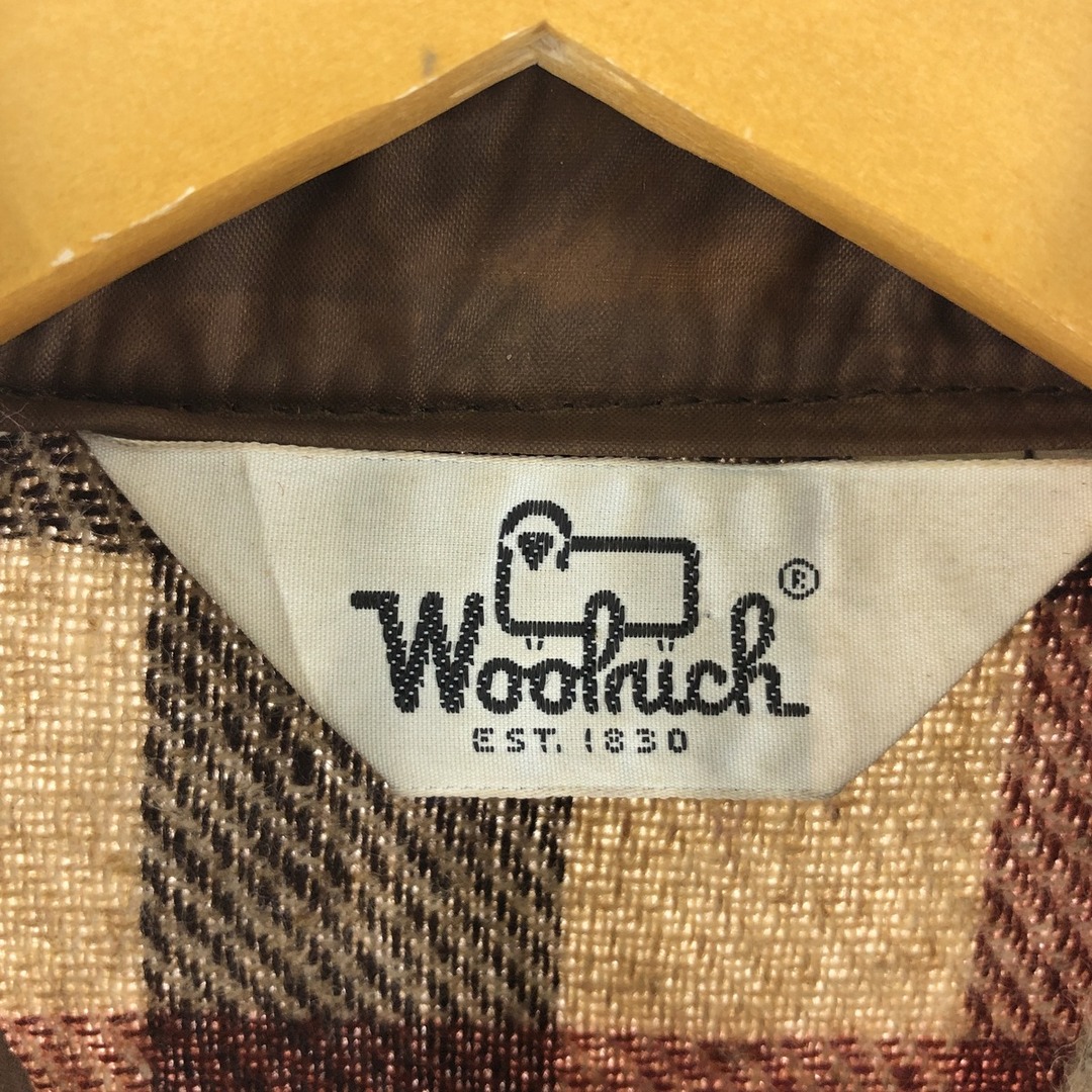 WOOLRICH(ウールリッチ)の古着 70年代 チェック柄 ウールリッチ WOOLRICH ウールシャツ メンズL ヴィンテージ /eaa370667 メンズのトップス(シャツ)の商品写真