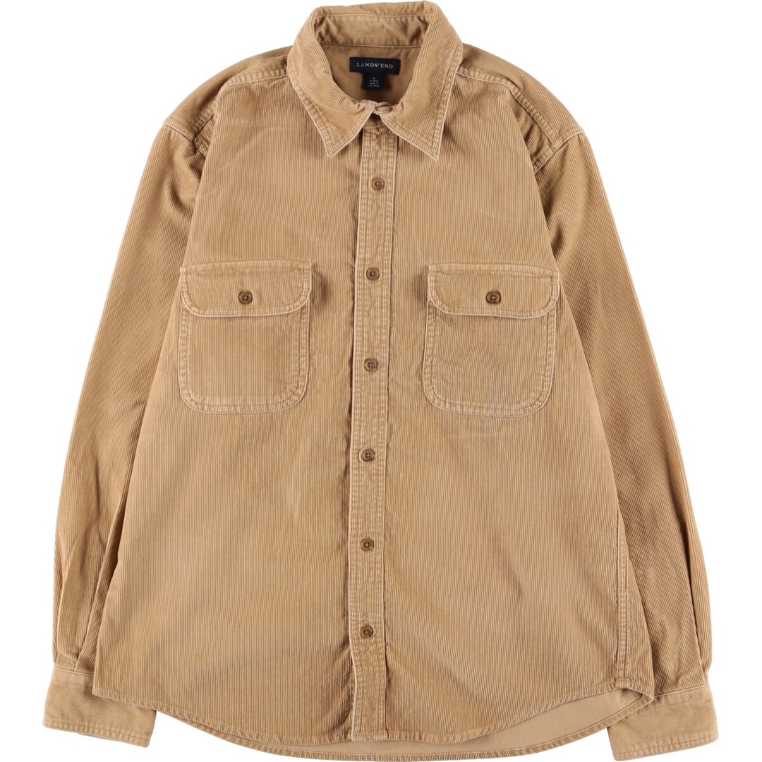 LANDS' END 長袖 コーデュロイシャツ メンズXL /eaa357602