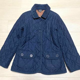 ギャップキッズ(GAP Kids)のGAP KIDS キルティングジャケット キルティングコート 襟コーデュロイ 紺(ジャケット/上着)