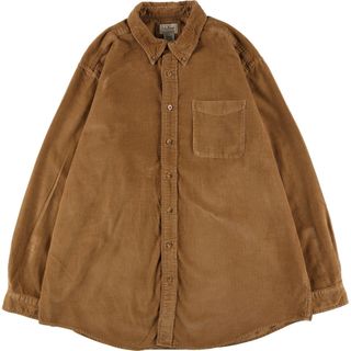 【超人気】　一点物　コーデュロイシャツ　LL BEAN エルエルビーン