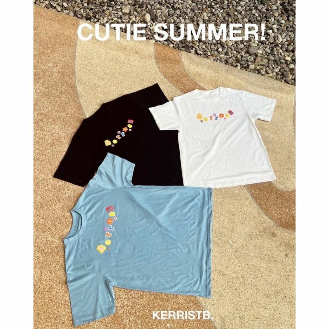 【新品未使用】Kerrist CUTIE SUMMER Tシャツ☆白（S）