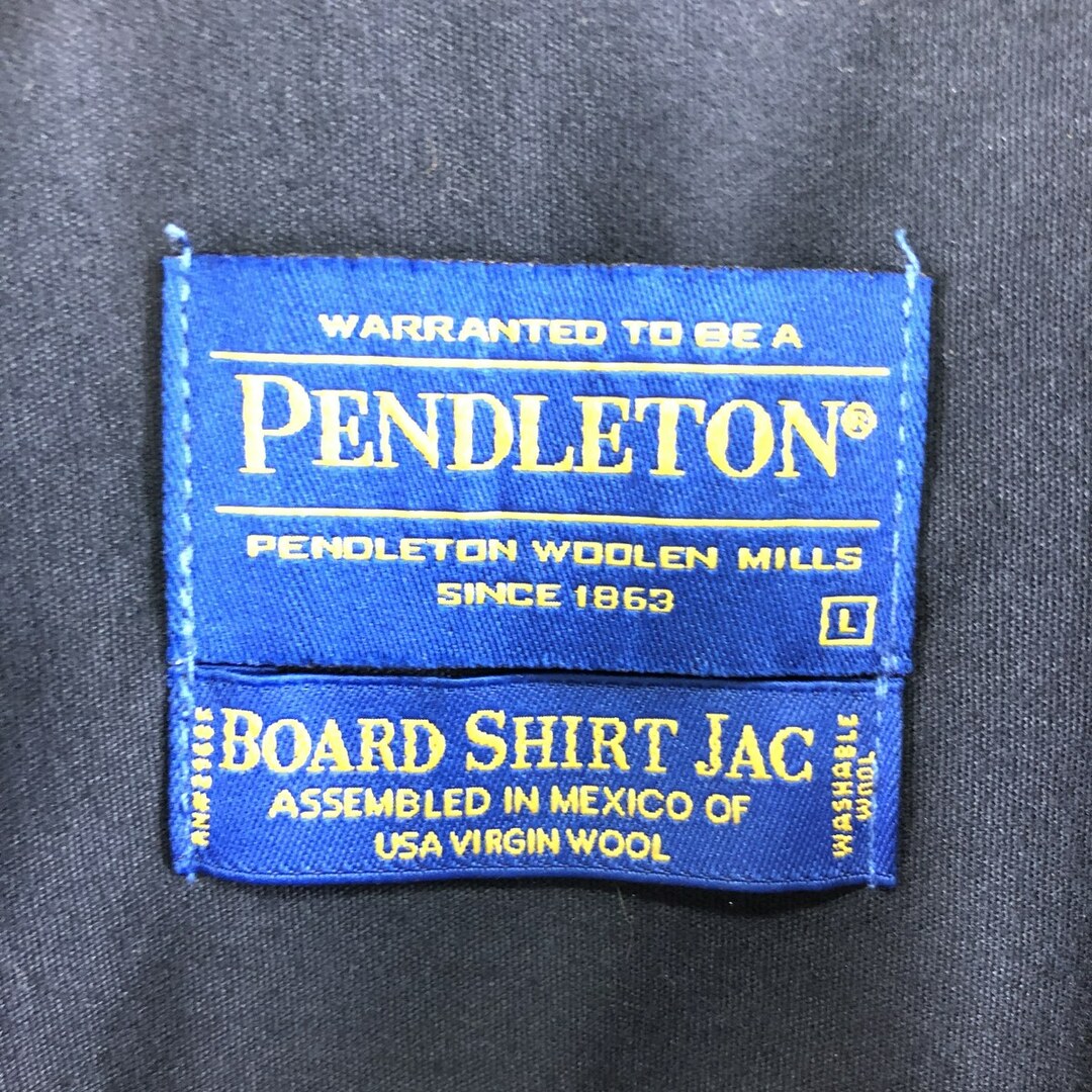 ペンドルトン PENDLETON オンブレチェック ボードシャツ ウールボックスシャツ メンズXL /eaa370653