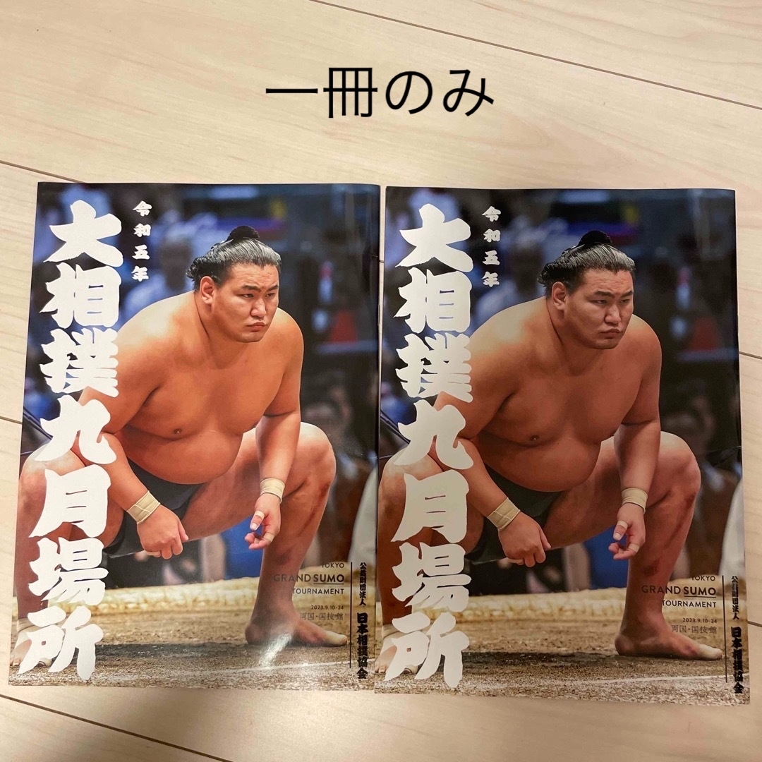 【まいぞーさま】1冊 令和5年 大相撲9月場所　パンフレット スポーツ/アウトドアのスポーツ/アウトドア その他(相撲/武道)の商品写真