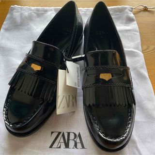 ZARA - ZARA フラットローファー メタルディテール 37の通販 by ...