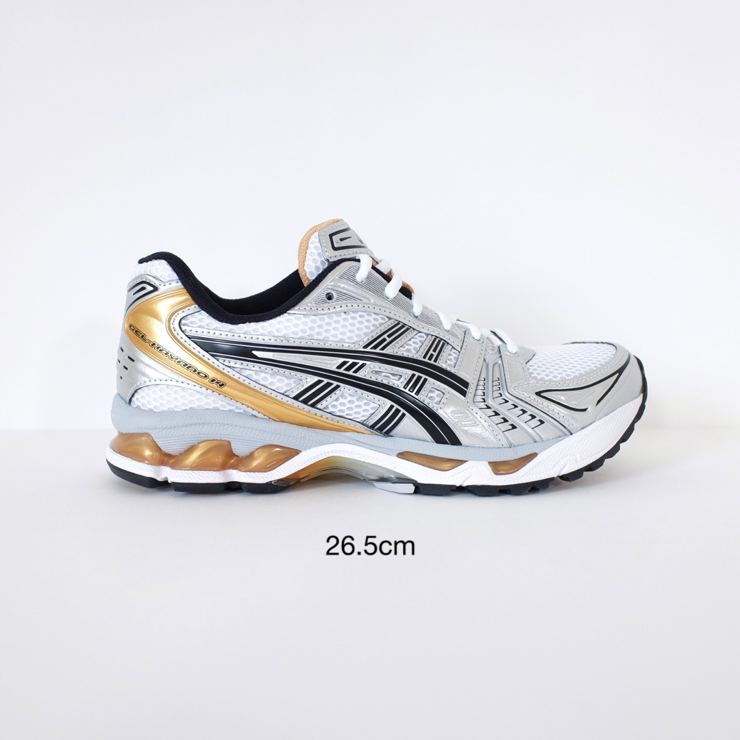 新品Asics gel kayano 14 pure gold 26.5cm - 靴/シューズ