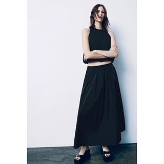 ザラ(ZARA)のザラ　フレアートップス(シャツ/ブラウス(半袖/袖なし))