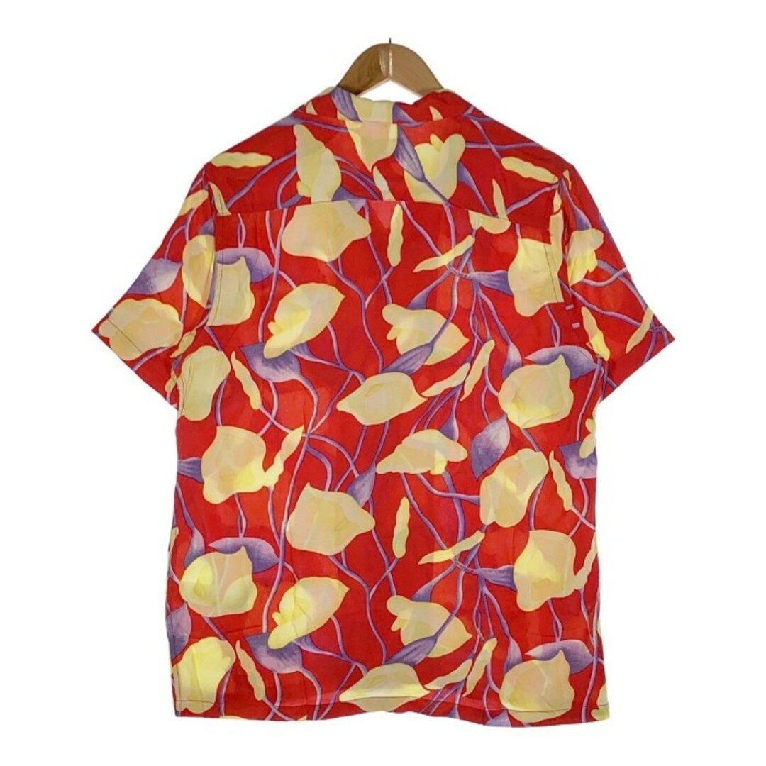 【Lサイズ】Supreme lily rayon shirt red